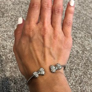 Bangle (adjustable) bow bracelet